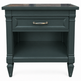 Vintage single nightstand #08983 — hunter