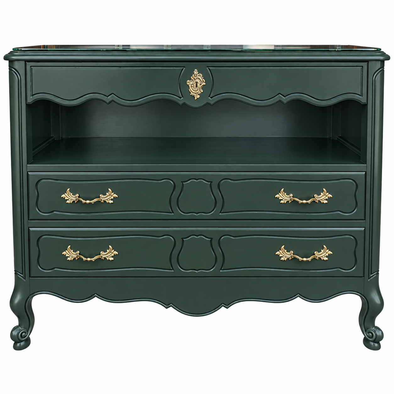 Drexel vintage dresser #08985 — hunter