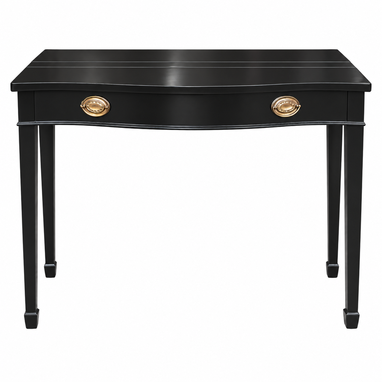 Vintage expandable table #08986 — black