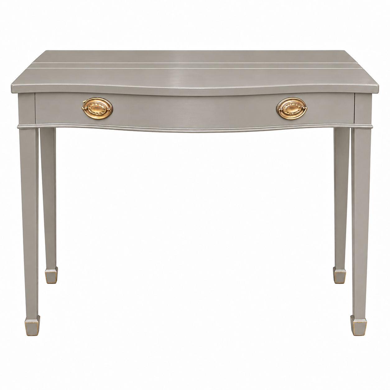 Vintage expandable table #08986 — framed