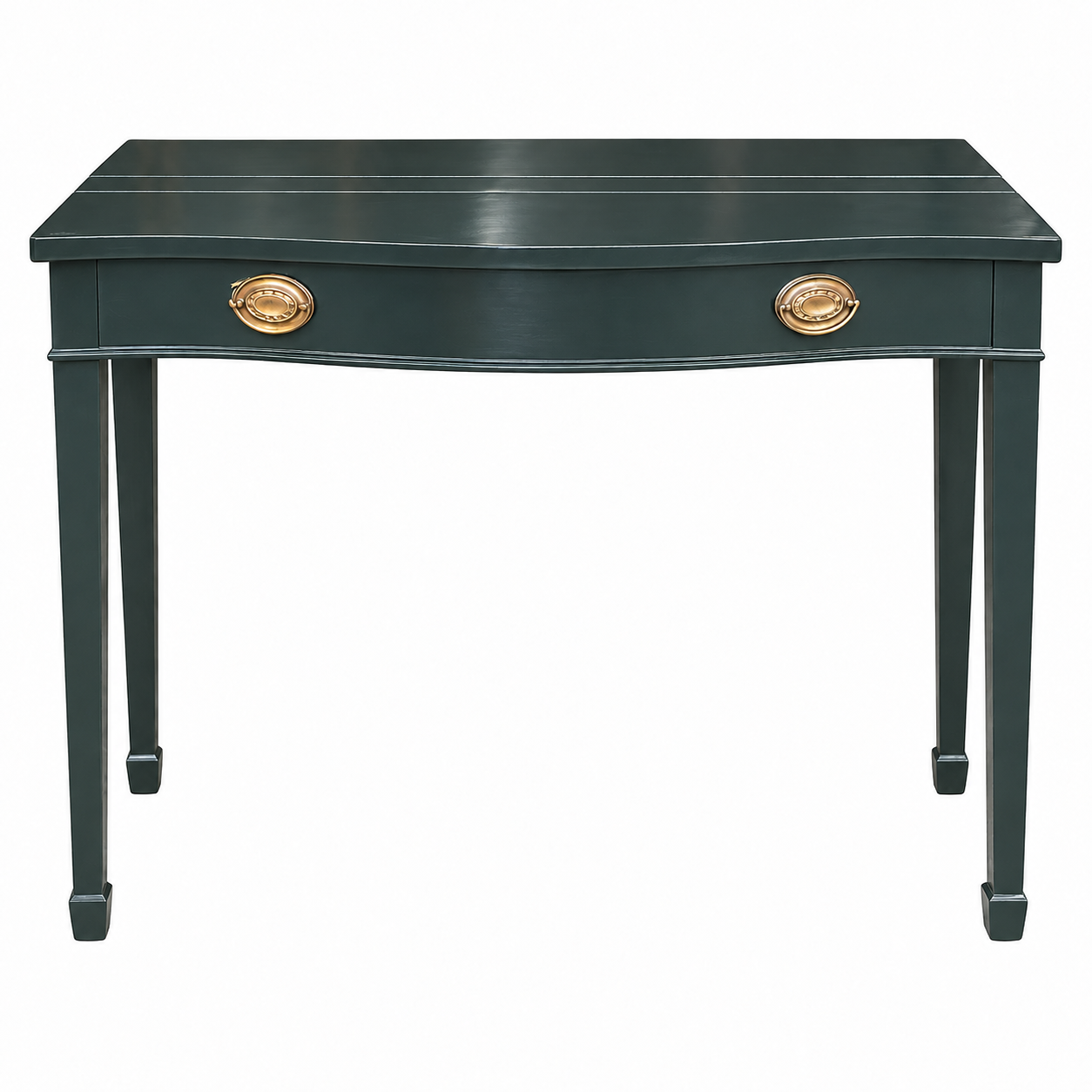 Vintage expandable table #08986 — hunter