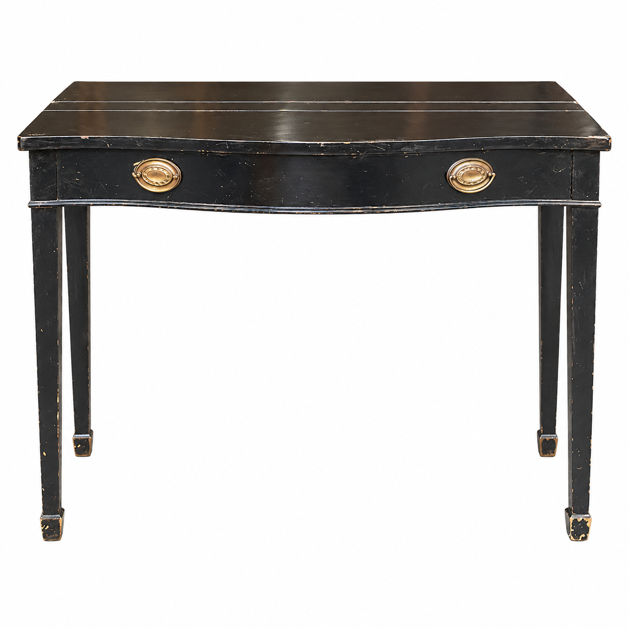 Vintage expandable table #08986 — straight-on