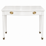 Vintage expandable table #08986 — white