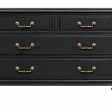 Davis vintage dresser #08992 — black