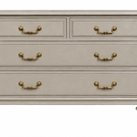 Davis vintage dresser #08992 — framed
