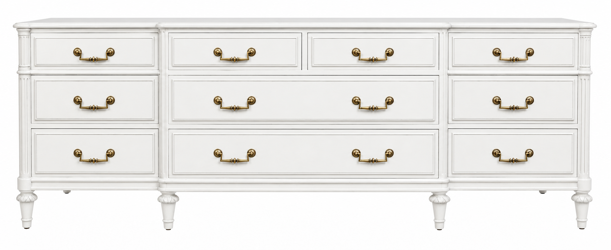 Davis vintage dresser #08992 — white