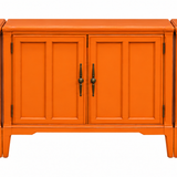 Vintage buffet #08993 — electric orange