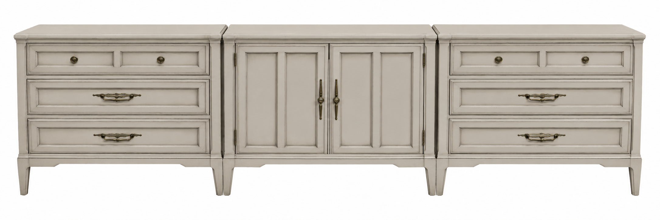 Vintage buffet #08993 — framed