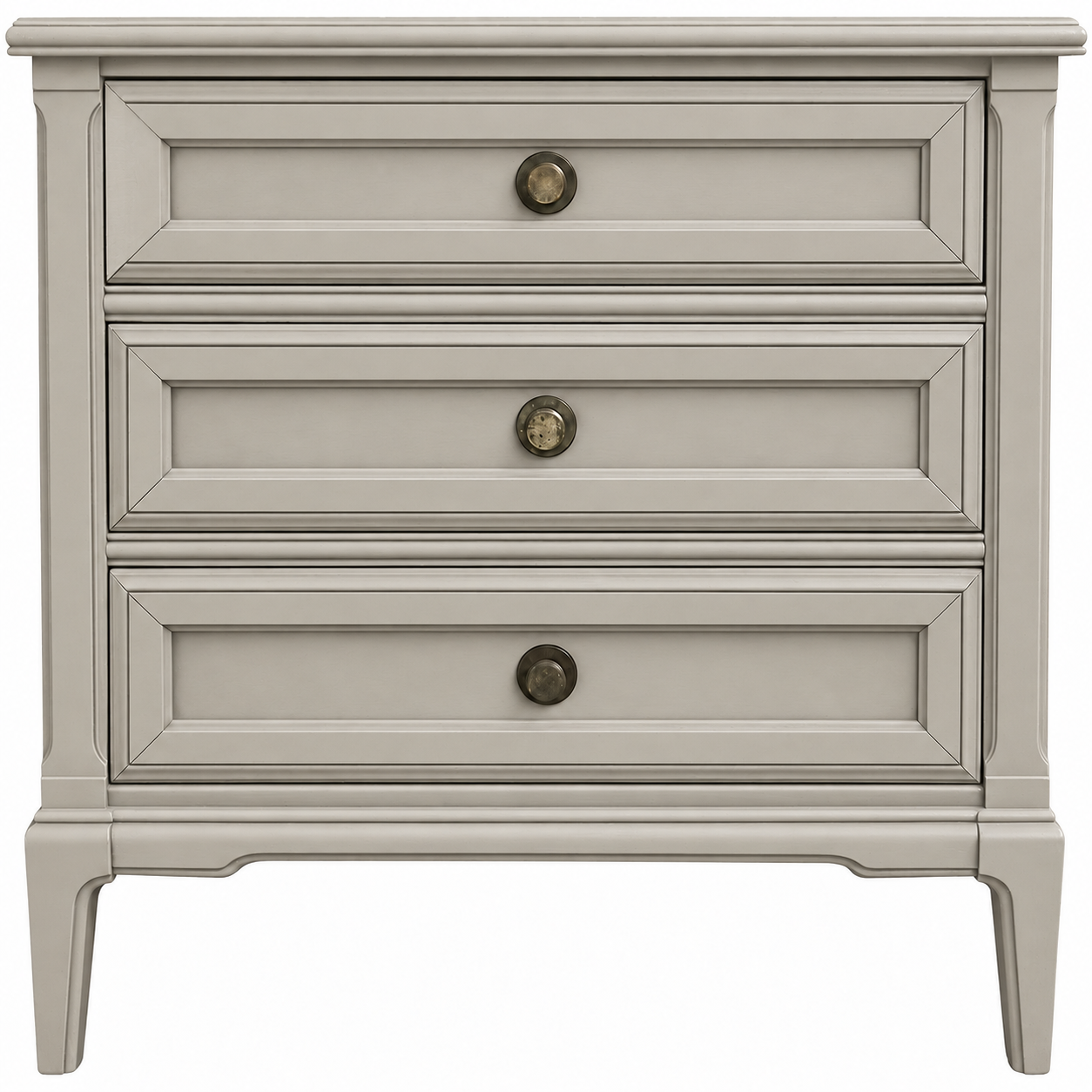 Vintage single nightstand #08994 — framed