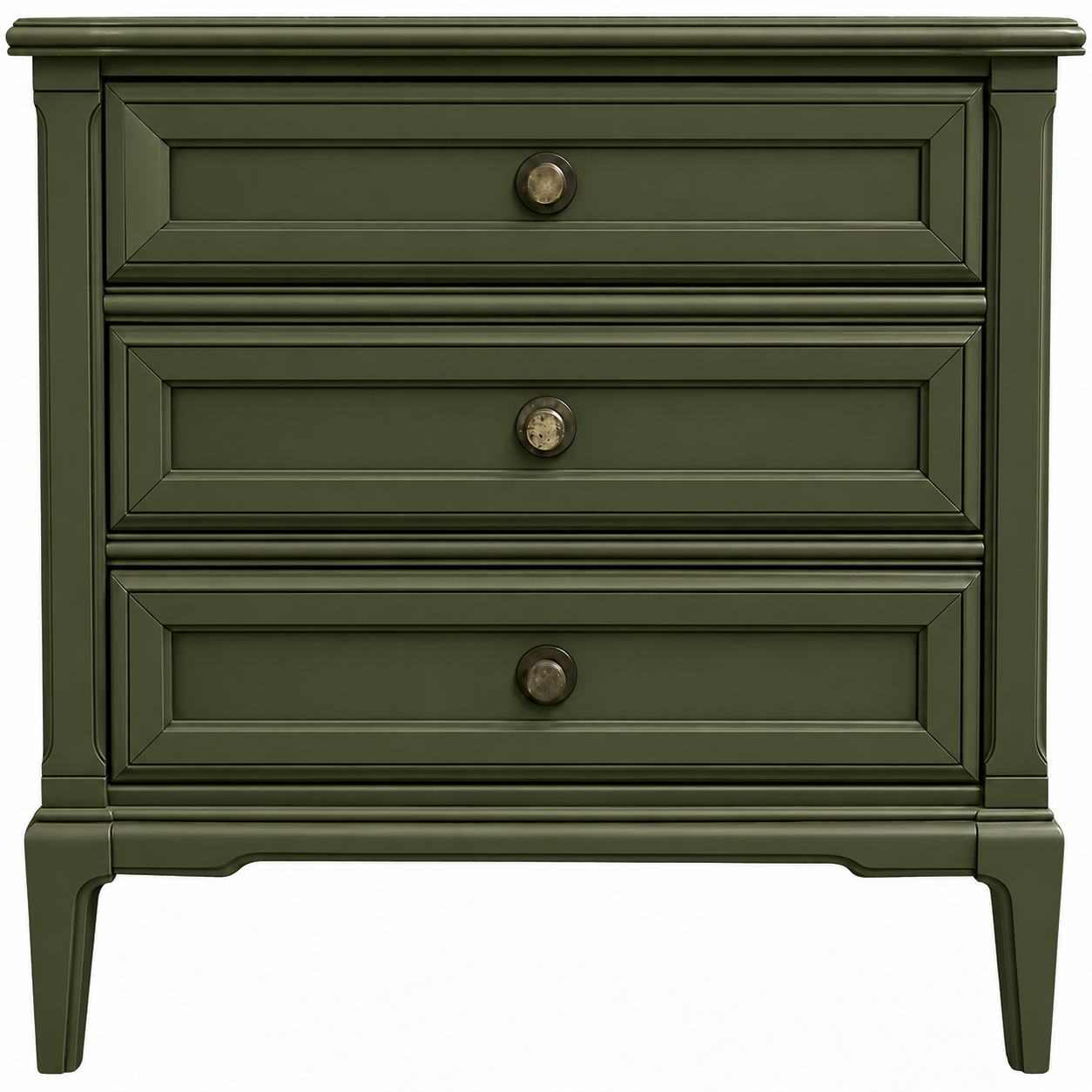 Vintage single nightstand #08994 — spade