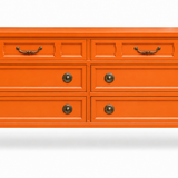 American Of Martinsville dresser #08996 — electric orange