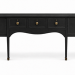 Vintage console table #08998 — black