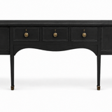 Vintage console table #08998 — black