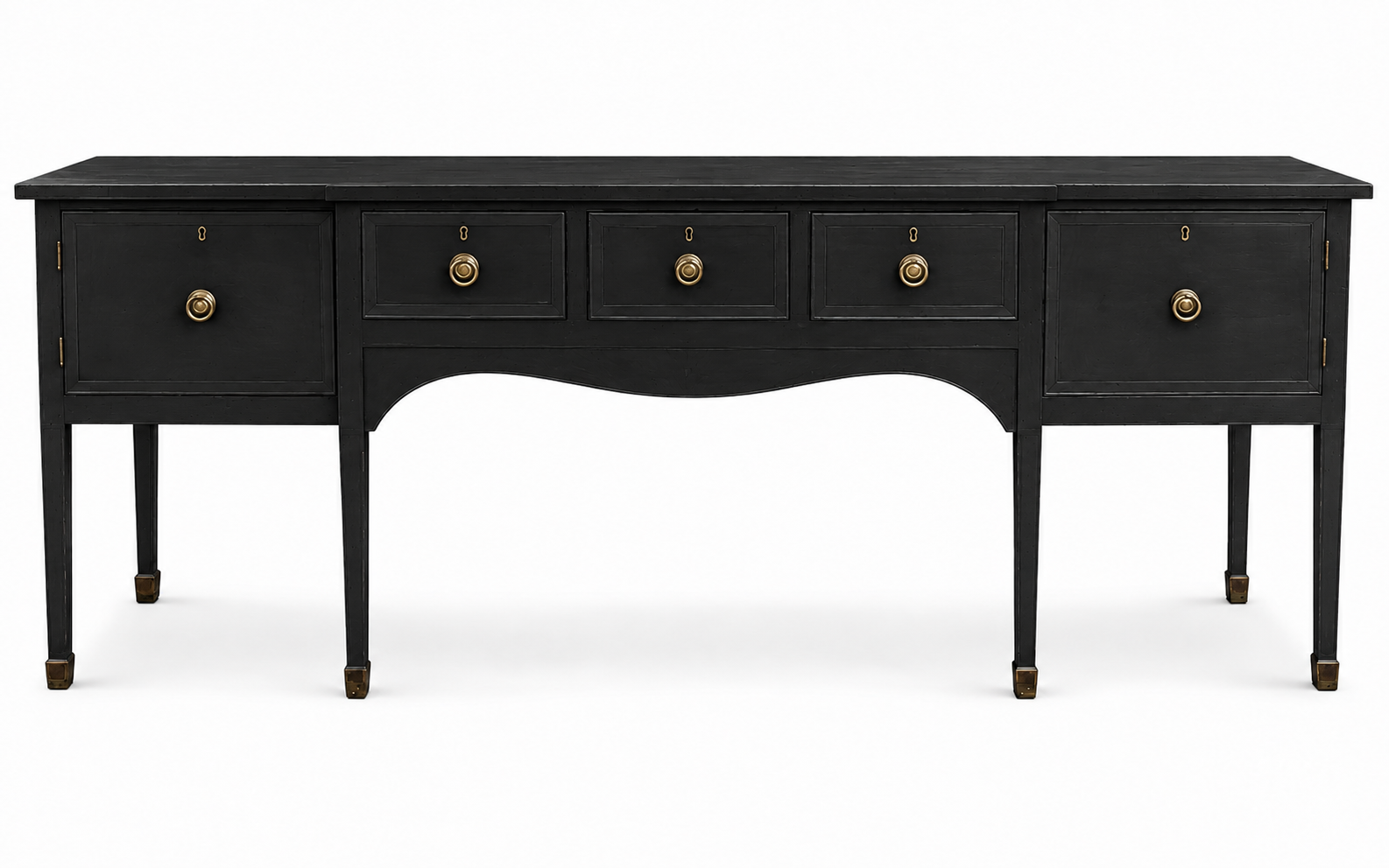 Vintage console table #08998 — black