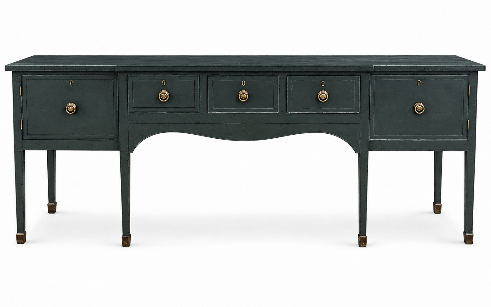 Vintage console table #08998 — hunter