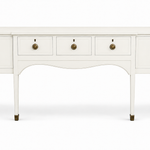 Vintage console table #08998 — white