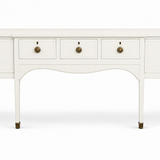 Vintage console table #08998 — white