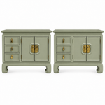 Thomasville vintage nightstand set of 2 #08999 — avery