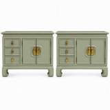 Thomasville vintage nightstand set of 2 #08999 — avery