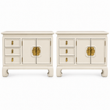 Thomasville vintage nightstand set of 2 #08999 — dover