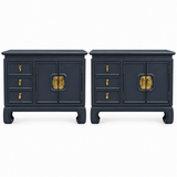 Thomasville vintage nightstand set of 2 #08999 — hamilton