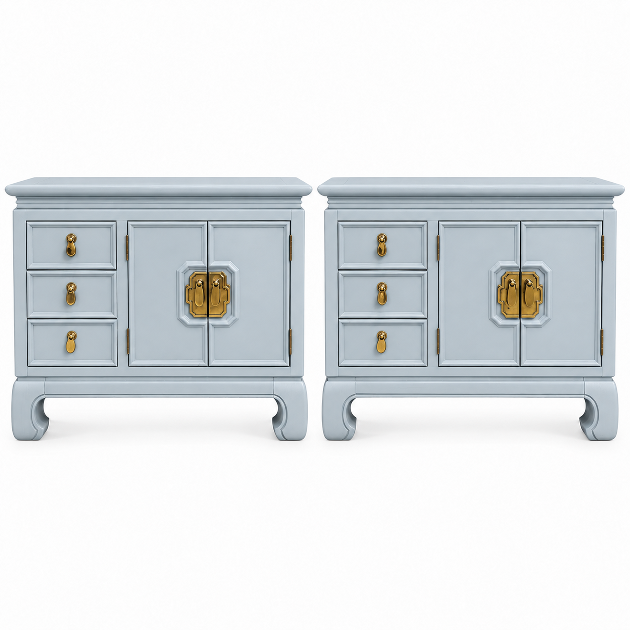 Thomasville vintage nightstand set of 2 #08999 — marseilles