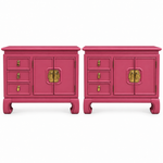 Thomasville vintage nightstand set of 2 #08999 — stiletto