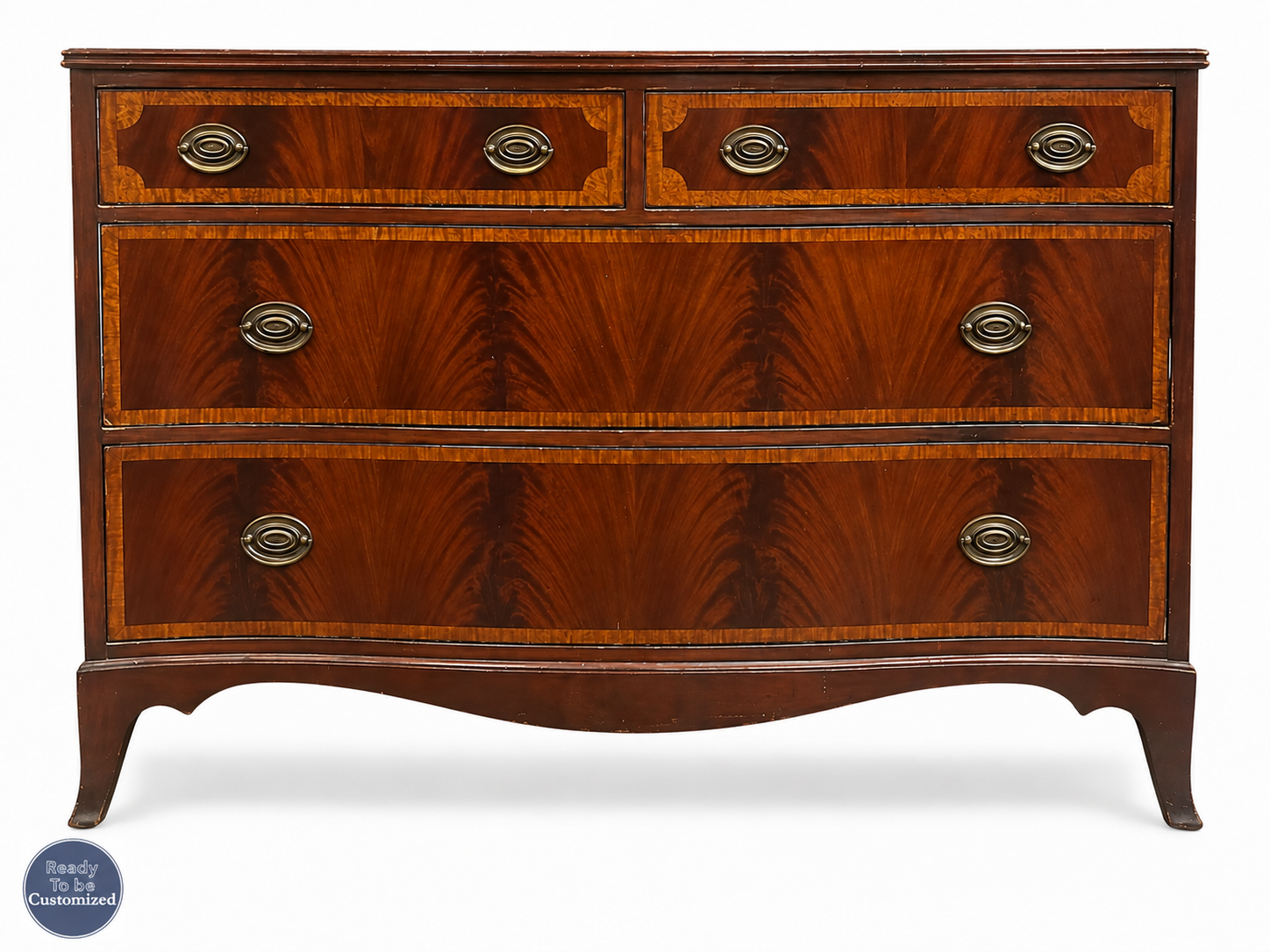Vintage dresser #09000 — straight on badge
