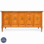 Vintage buffet #09001 — straight on badge