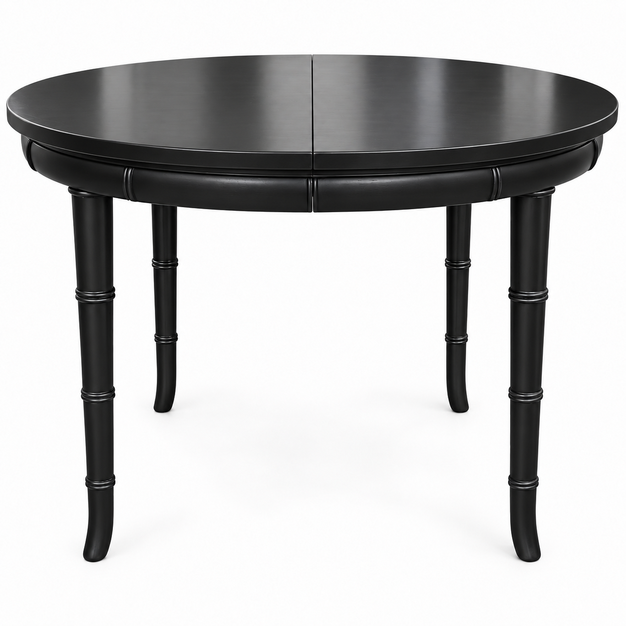 Expandable vintage table #09005 — black