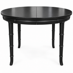 Expandable vintage table #09005 — black