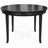 Expandable vintage table #09005 — black