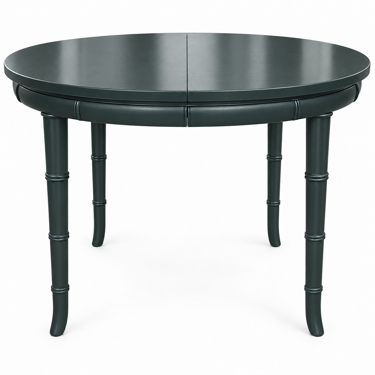 Expandable vintage table #09005 — hunter