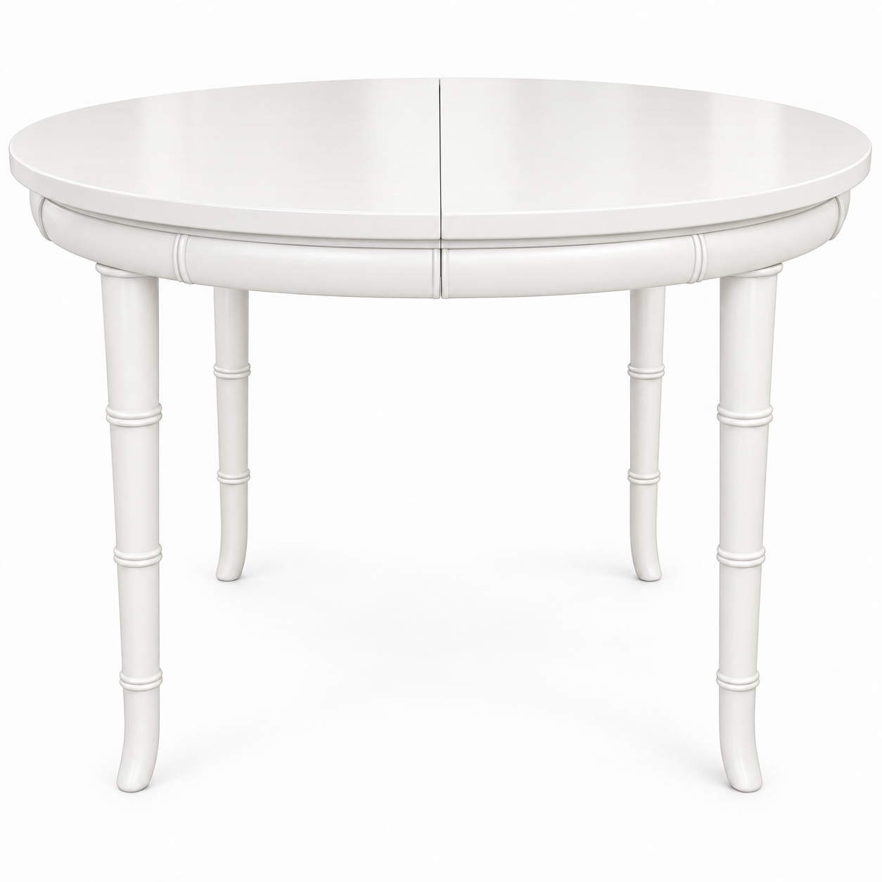 Expandable vintage table #09005 — white