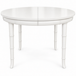 Expandable vintage table #09005 — white