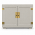 SKU 09007 Henredon cabinet Framed