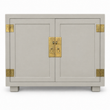 SKU 09007 Henredon cabinet Framed