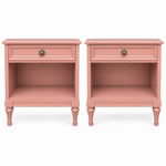 Henredon vintage nightstand set of 2 #09008 — ashland