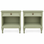 Henredon vintage nightstand set of 2 #09008 — avery