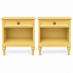 Henredon vintage nightstand set of 2 #09008 — cali