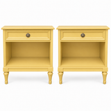 Henredon vintage nightstand set of 2 #09008 — cali