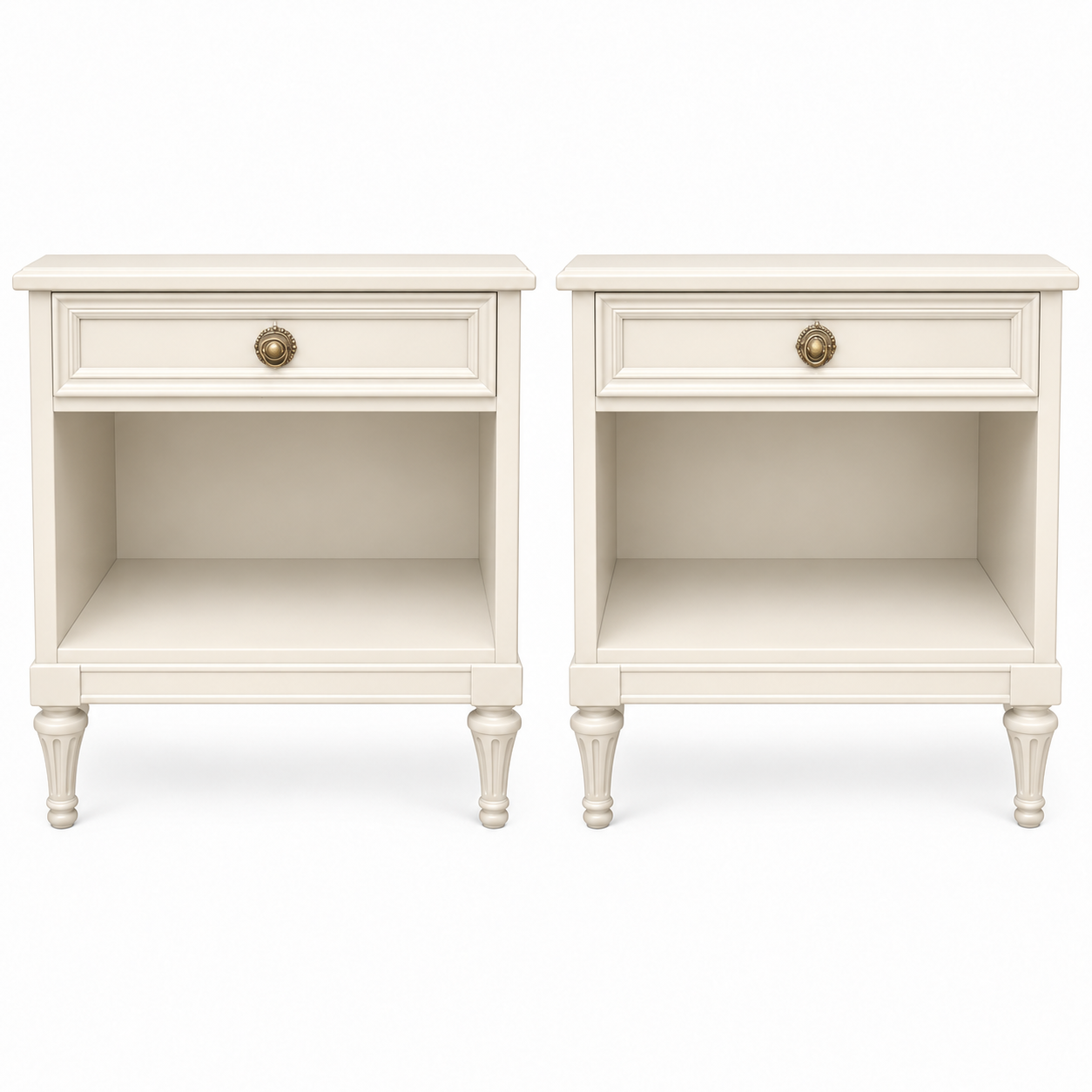 Henredon vintage nightstand set of 2 #09008 — dover