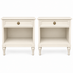 Henredon vintage nightstand set of 2 #09008 — dover
