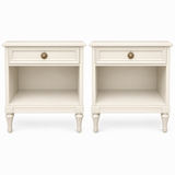 Henredon vintage nightstand set of 2 #09008 — dover