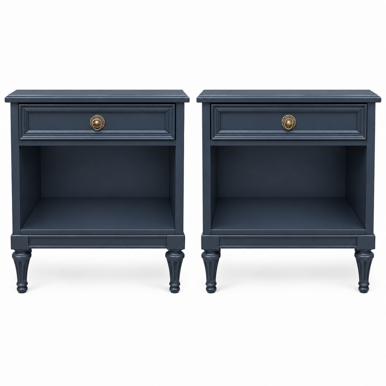Henredon vintage nightstand set of 2 #09008 — hamilton