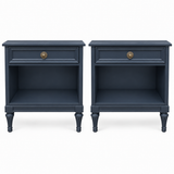 Henredon vintage nightstand set of 2 #09008 — hamilton