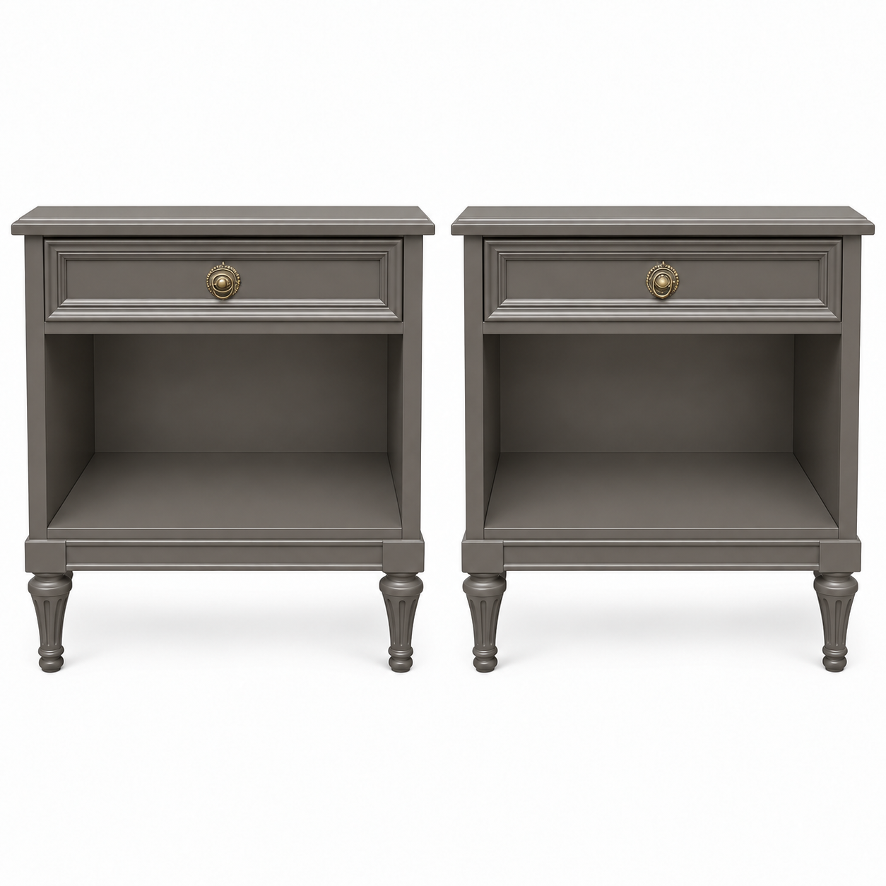 Henredon vintage nightstand set of 2 #09008 — hepburn