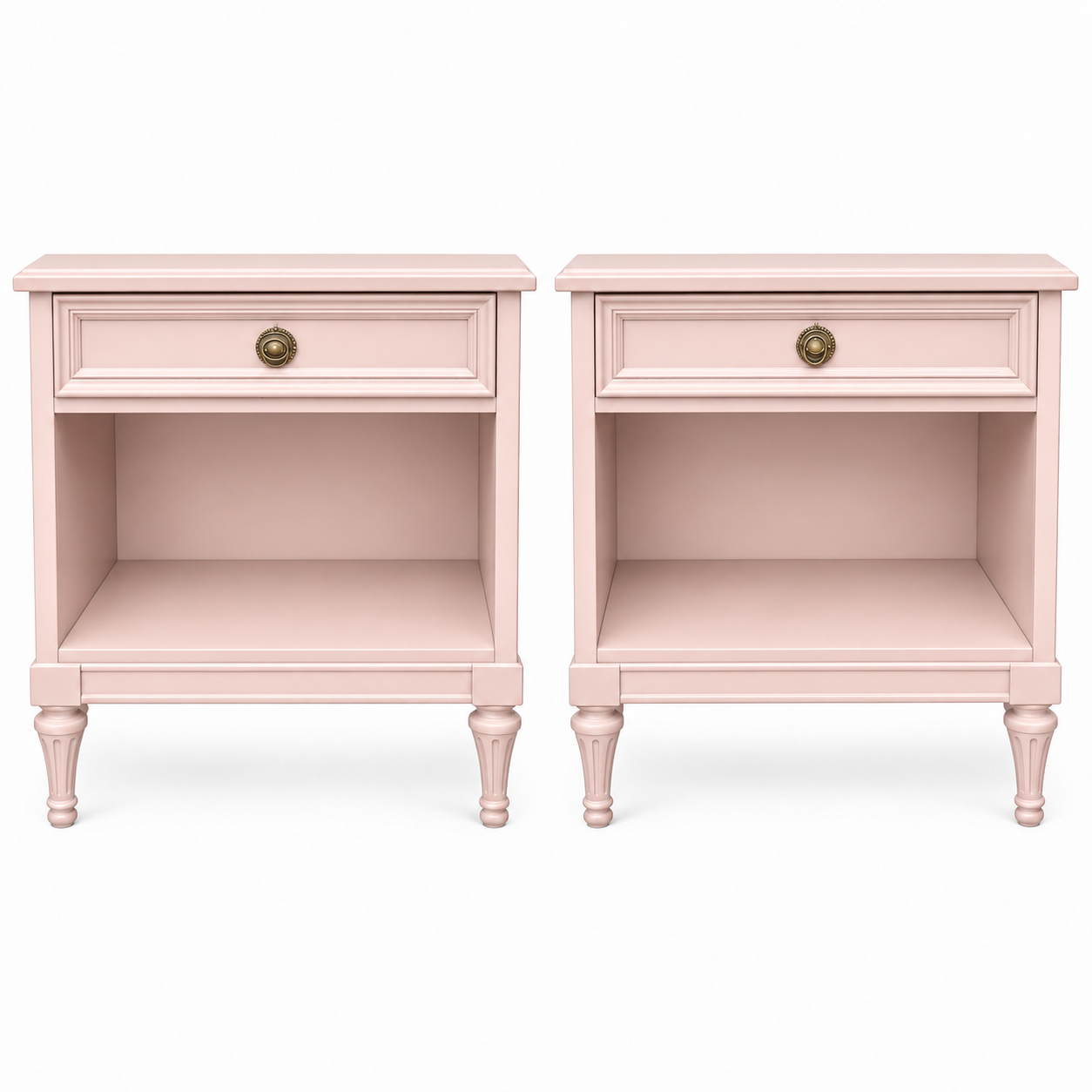 Henredon vintage nightstand set of 2 #09008 — pointe