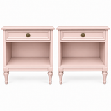 Henredon vintage nightstand set of 2 #09008 — pointe