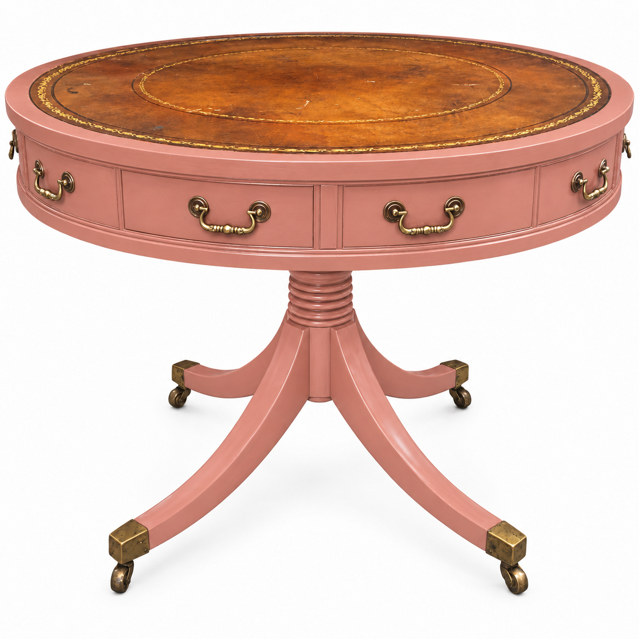 Vintage drum table #09009 — ashland